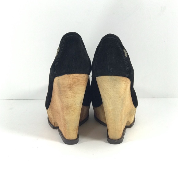 Sam Edelman Wesley Wedge 7.5M black suede - Picture 7 of 8